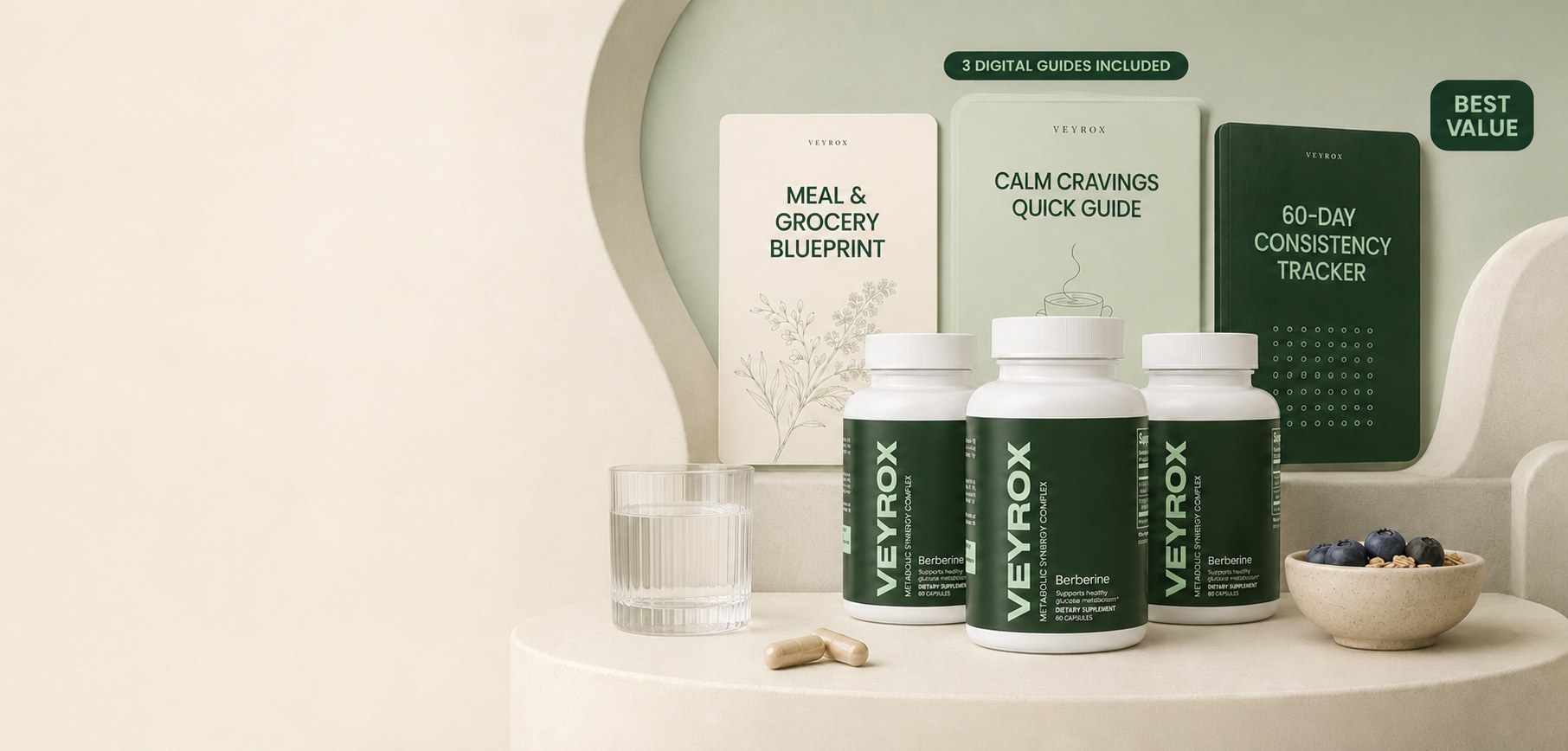 Veyrox daily metabolic and weight-management routine offer banner